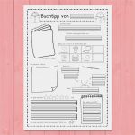 Vorlage Buchvorstellung Hübsch Heute Gibt Es Eine Vorlage Für Einen Buchtipp Oder Eine