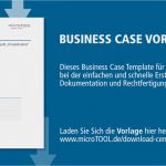 Vorlage Business Case Excel Neu Business Case Vorlage Für Ms Word – Microtool