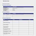 Vorlage Business Case Excel Süß Business Case Template