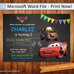 Vorlage Cars Schönste Cars Einladung Vorlage