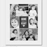 Vorlage Collage Photoshop Angenehm Home Heart Collage 16x20 Collages
