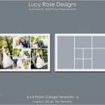 Vorlage Collage Photoshop Bewundernswert 6 X 4 Foto Collage Vorlage 6
