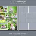 Vorlage Collage Photoshop Elegant 16 X 20 Collage Template 1
