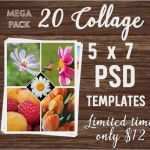 Vorlage Collage Photoshop Elegant Mega Pack Fotocollage Hochzeit Foto Album Psd Vorlage