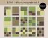 Vorlage Collage Photoshop Schön 8 5x11 Album Template Collage Template Book