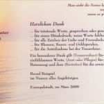 Vorlage Danksagung Trauer Word Cool Vorlage Danksagung Trauer Word Neu Wunderbar Karte