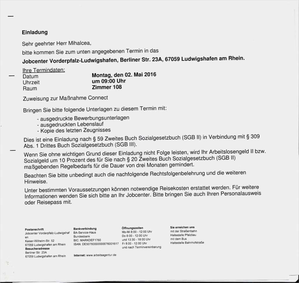 Vorlage Darlehensvertrag Jobcenter Luxus Was soll Ich Schreiben Jobcenter Bewerbung Helfen