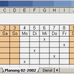 Vorlage Datenschutz Mitarbeiter Gut Fice tools Dienstplan Mit Excel Erstellen Vba