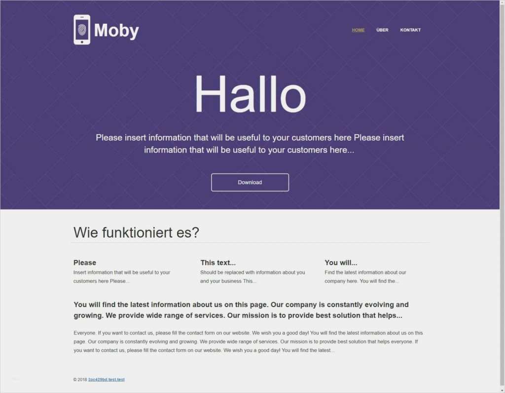 Vorlage Datenschutzerklärung Homepage Schön Homepage Baukasten Ansicht Beispielseiten