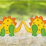 Vorlage Dinosaurier Basteln Gut Basteln Mit Papier Dinos Familie