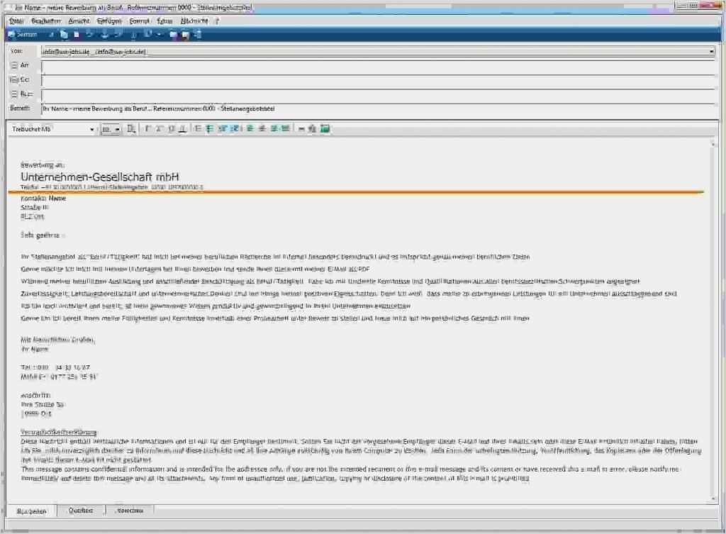 Vorlage E Mail Fabelhaft Vorlage E Mail Gut Bewerbung Per Email Muster Vorlage Ideen