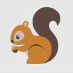 Vorlage Eichhörnchen Süß Eichhörnchen Basteln Vorlage Cool Eichhörnchen Basteln