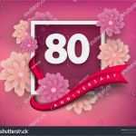 Vorlage Einladung 1 Geburtstag Fabelhaft Geburtstagseinladung 80 Geburtstag Vorlage