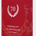 Vorlage Einladung 70 Geburtstag Hübsch Vorlage Für Einladung Zum 70 Geburtstag