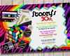 Vorlage Einladung 80er Party Best Of 80er Jahre Retro 80er Jahre Einladung Retro Party Geburtstag