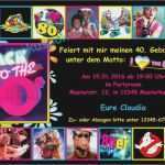 Vorlage Einladung 80er Party Beste Einladung 80er Party Text – Travelslow