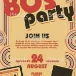 Vorlage Einladung 80er Party Großartig Stil Der 80er Jahrepartyeinladung Designvorlage Stock