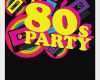 Vorlage Einladung 80er Party Luxus 80er Party Einladung