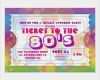 Vorlage Einladung 80er Party Wunderbar 80 S Party Ticket Admission Invitation