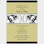 Vorlage Einladung 90 Geburtstag Erstaunlich Einladung Zum 90 Geburtstag