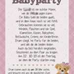Vorlage Einladung Babyparty Kostenlos Schön Einladung Babyparty