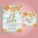 Vorlage Einladung Babyparty Kostenlos Süß Babyparty Einladung Mit Blumenfeld