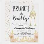 Vorlage Einladung Brunch Gut Brunch Und Sprudelnde Brautparty Einladung Einladung