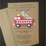 Vorlage Einladung Feuerwehrfest Luxus Feuer Lkw Einladungen Custom Made Für Kid S