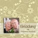 Vorlage Einladung Goldene Hochzeit Elegant Einladung &amp; Einladungskarten Goldene Hochzeit