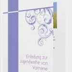 Vorlage Einladung Jugendweihe Erstaunlich Jugendweihe Einladungskarten Gestalten