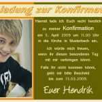 Vorlage Einladung Konfirmation Luxus Konfirmation Einladung Vorlage Kostenlos