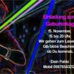 Vorlage Einladung Lasertag Angenehm Einladung Lasertag Vorlage