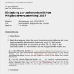 Vorlage Einladung Mitgliederversammlung Verein Beste Einladung Zur Außerordentlichen Mitgliederversammlung 2017