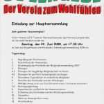 Vorlage Einladung Mitgliederversammlung Verein Erstaunlich Das Beste Von Einladung Jahreshauptversammlung Verein Und