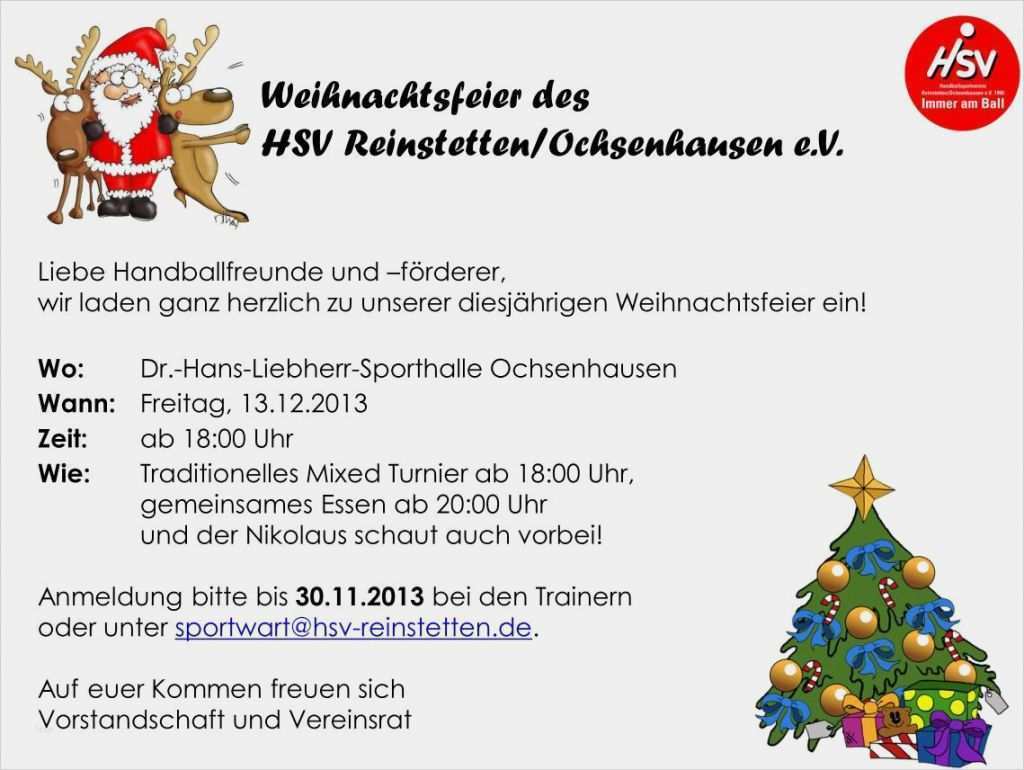 Vorlage Einladung Mitgliederversammlung Verein Erstaunlich Vorlage Einladung Weihnachtsfeier Kundenvorlage Einladung