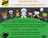 Vorlage Einladung Party Wunderbar Einladung Zur 3 Kinder Halloween Party Herzlich