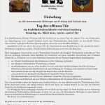 Vorlage Einladung Tag Der Offenen Tür Erstaunlich Einladung Zum Tag Der Offenen Tür Am sonntag Den 20 März