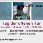 Vorlage Einladung Tag Der Offenen Tür Inspiration Einladung Zum Tag Der Offenen Tür Im “lahn 15”