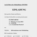 Vorlage Einladung Zum Elternabend Elegant Luxus Einladung Elternabend Kita Und Elternversammlung