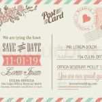 Vorlage Einladung Zur Hochzeit Genial Alte Ansichtskarte Hintergrund Vektor Vorlage Für