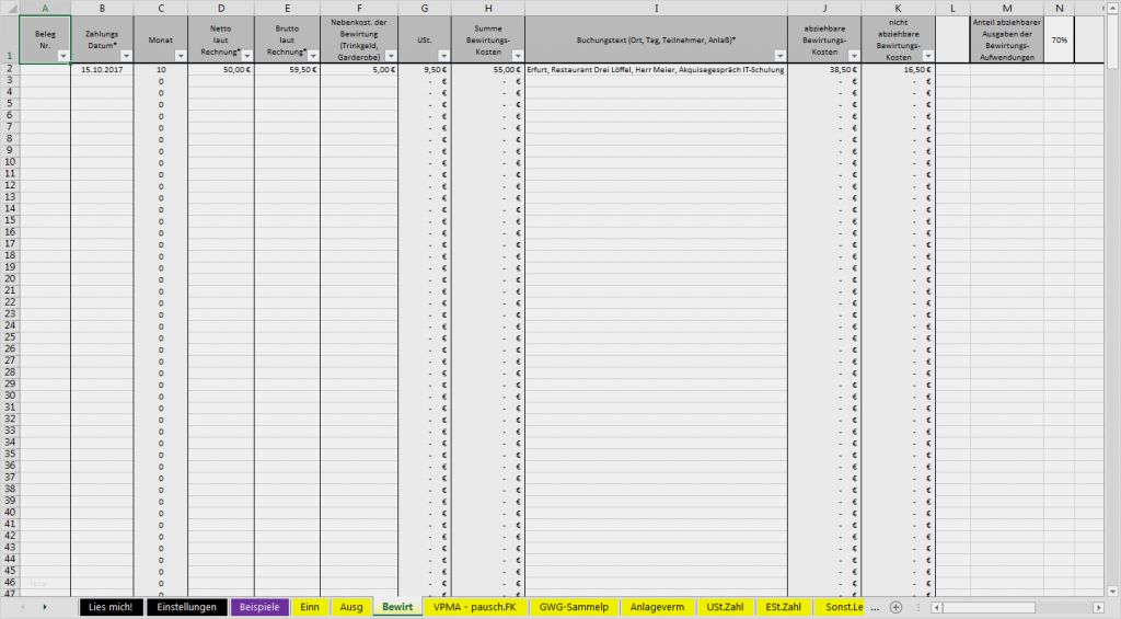 Vorlage Einnahmenüberschussrechnung 2017 Großartig Excel Vorlage Einnahmenüberschussrechnung EÜr Pierre