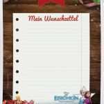 Vorlage Eiskönigin Süß Eine Vorlage Für Den Wunschzettel Zum Ausdrucken