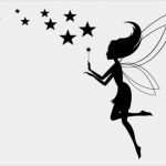 Vorlage Elfe Bewundernswert Wandtattoo Elfe Mit Sternchen Kinder