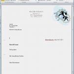 Vorlage Erstellen Word 2010 Erstaunlich Briefkopf Mit Microsoft Word Erstellen