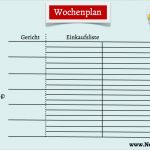 Vorlage Essensplan Bewundernswert Wochenplan Für Familiengerichte Nestling