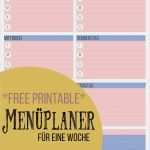 Vorlage Essensplan Wunderbar Planlos Hier Kommt Dein Menüplaner Zum Ausdrucken