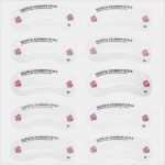 Vorlage Eur 1 Gut Vorlage Eur 1 Cool 24pc Augenbrauen Schablone Pflege