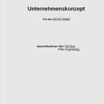Vorlage eventkonzept Erstaunlich Konzept Vorlage Word Wunderbar Deckblatt Businessplan