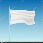 Vorlage Fahne Cool Weiße Wehende Flagge Vorlage Saubere Horizontale Leinwand