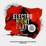 Vorlage Faltblatt Erstaunlich Electro Party Faltblatt Vorlage